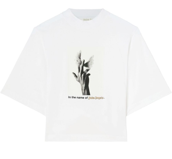 PALM ANGELS 티셔츠 우먼 WINGS 티